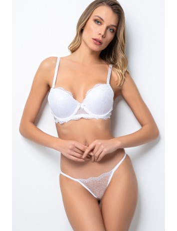 Miorre Push-Up Dolgulu Dantel Detaylı Sütyen Takım