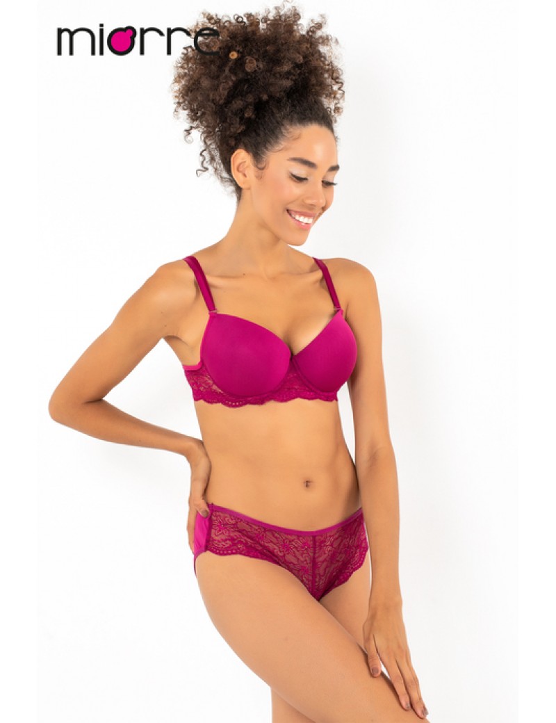 Miorre Push-Up Dolgulu Dantel Detaylı Sütyen Takım