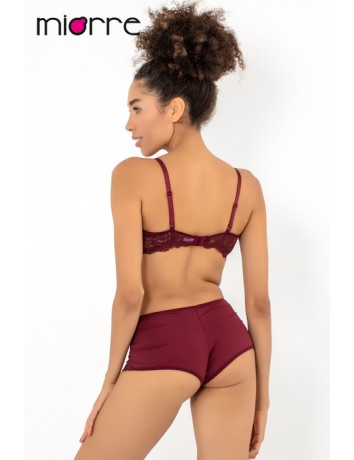 Miorre Push-Up Dolgulu Dantel Detaylı Straplez Sütyen Takım