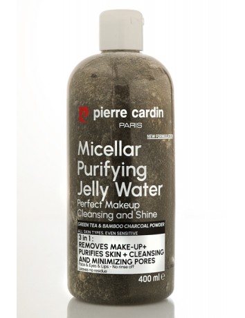 Pierre Cardin Gently Cleansing Micellar Water with Charcoal Powder & Green Tea-Makyaj Temizleme Suyu 400 ml