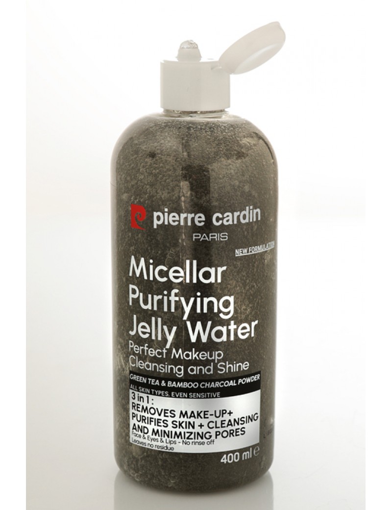 Pierre Cardin Gently Cleansing Micellar Water with Charcoal Powder & Green Tea-Makyaj Temizleme Suyu 400 ml