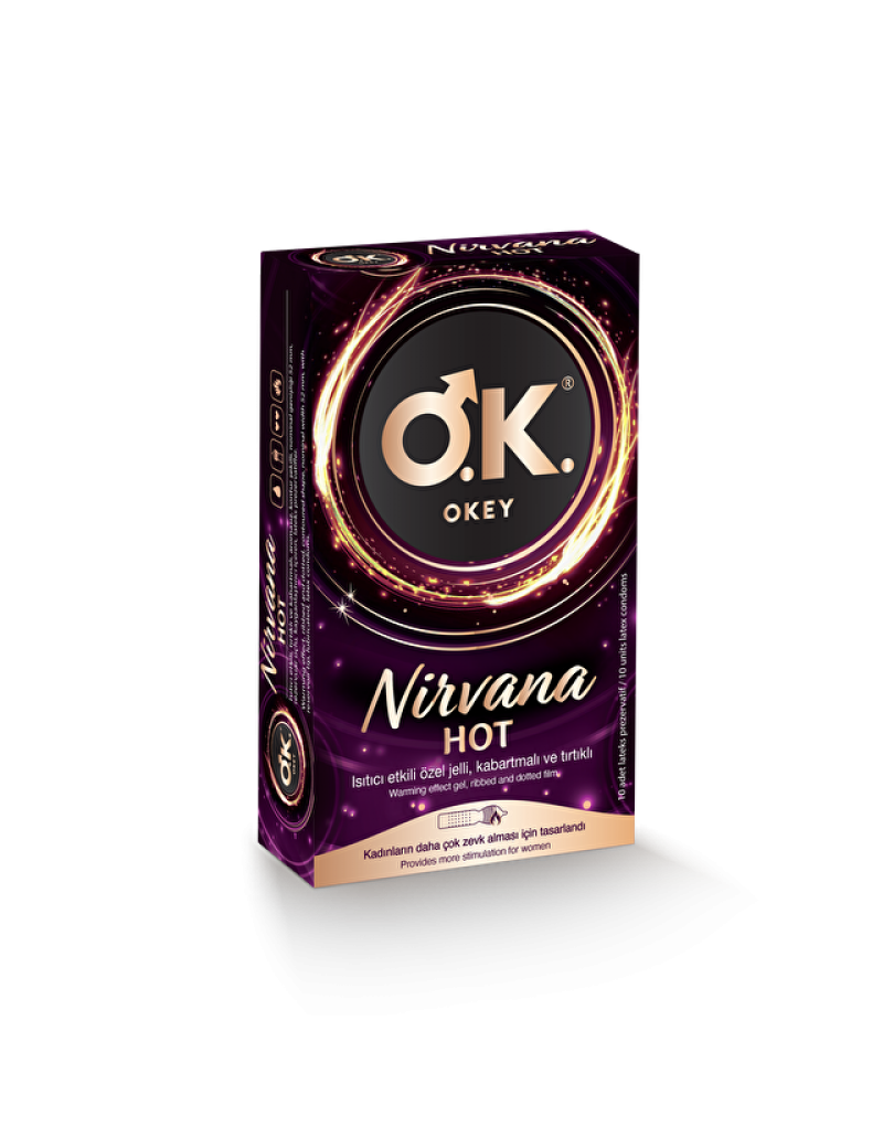 OKEY Nirvana Hot 10'Lu Prezervatif