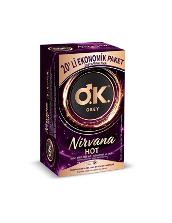 OKEY Nirvana Hot 20'Li Prezervatif