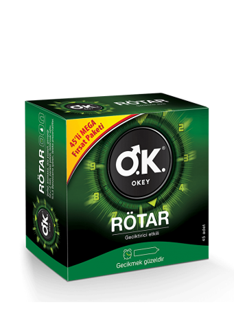 OKEY Rötar 45'Li Prezervatif