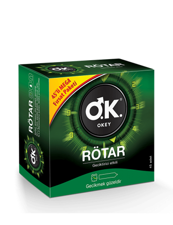 OKEY Rötar 45'Li Prezervatif