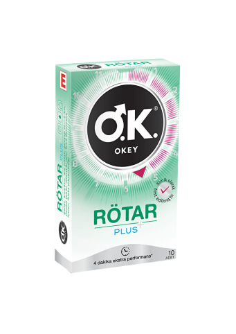 OKEY Rötar Plus 10'lu Prezervatif