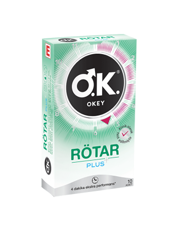 OKEY Rötar Plus 10'lu Prezervatif