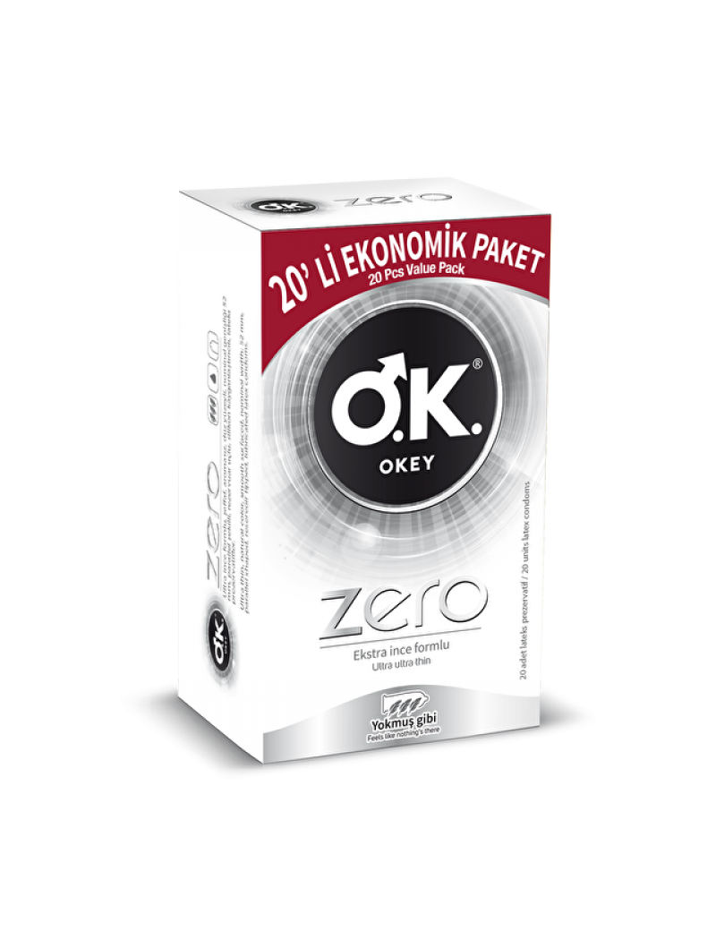 OKEY Zero 20'Li Prezervatif