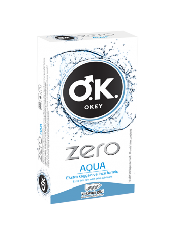 OKEY Zero Aqua 10'Lu Prezervatif