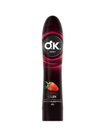 Okey Çilek Kayganlaştırıcı Jel