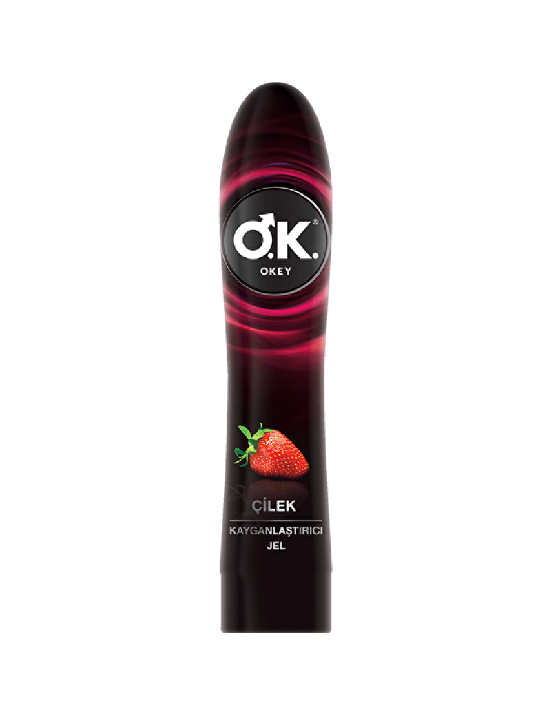 Okey Çilek Kayganlaştırıcı Jel