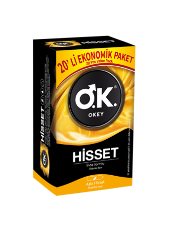OKEY Hisset 20'Li Prezervatif