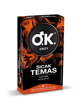 OKEY Sıcak Temas 10'Lu Prezervatif