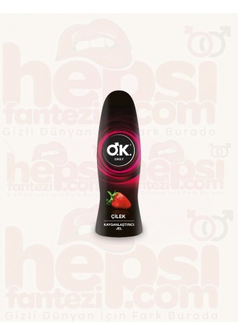 Okey Çilek Kayganlaştırıcı Jel 50 ml
