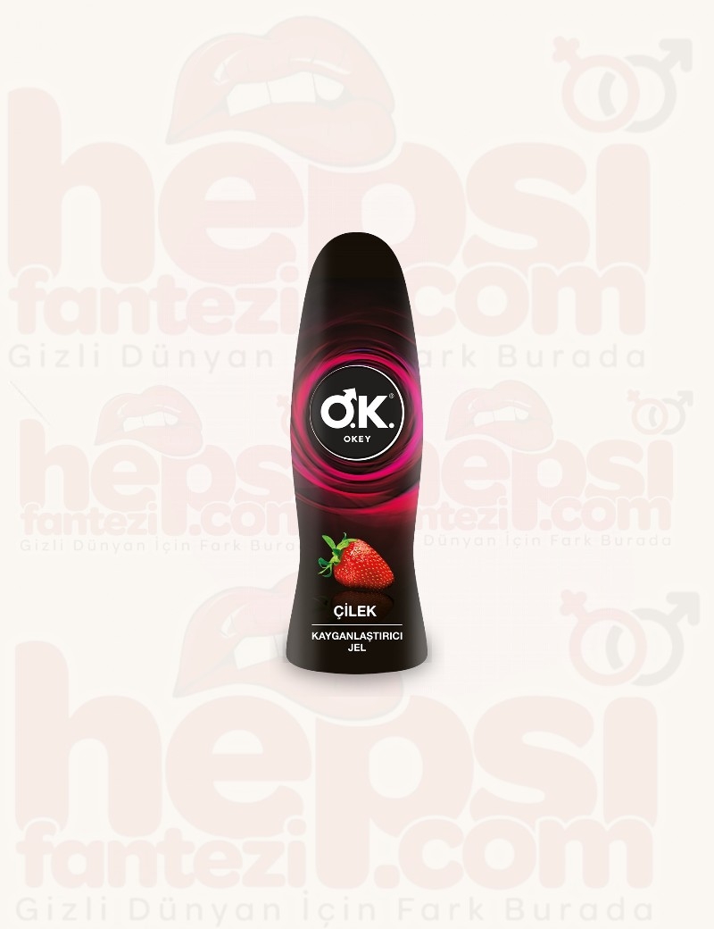Okey Çilek Kayganlaştırıcı Jel 50 ml