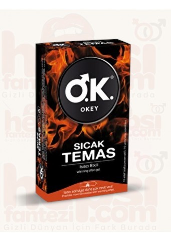 OKEY Sıcak Temas 10'Lu Prezervatif