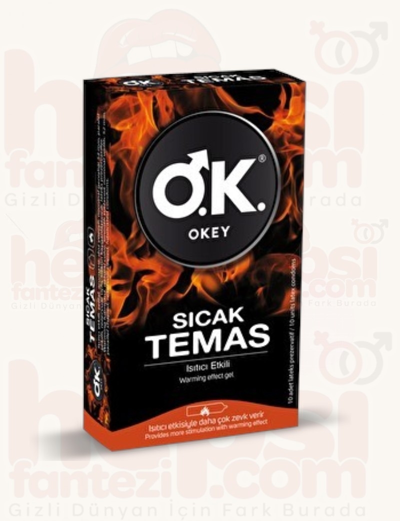 OKEY Sıcak Temas 10'Lu Prezervatif