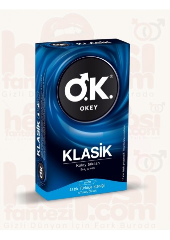 OKEY Klasik 10'Lu Prezervatif