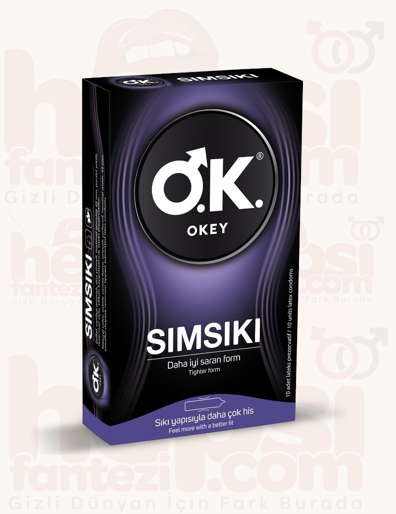 OKEY Sımsıkı 10'lu Prezervatif