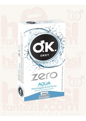 OKEY Zero Aqua 10'lu Prezervatif