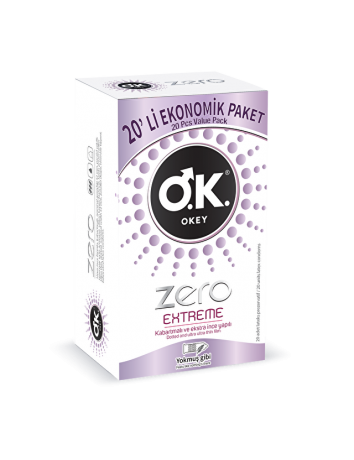 OKEY Zero Extreme 20'Li Prezervatif